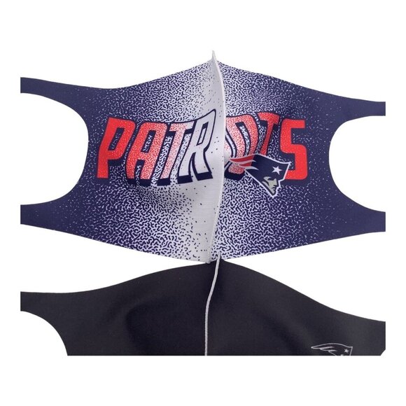 New England Patriots Adult Fanatics Branded Bonded Face Covering 2-Pack - Picture 6 of 8